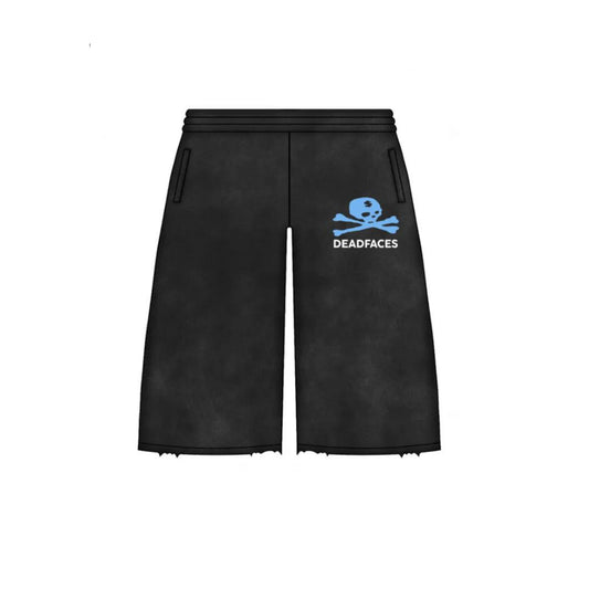 University Blue Skully Shorts